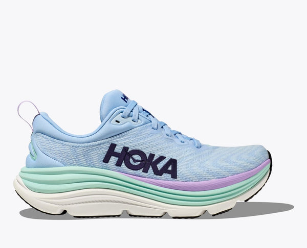 Hoka Gaviota 5 Stability All Star Men's & Women's Running Shoe in Black/White, Limestone/Diva Blue & Airy  Blue/Sunlit Ocean Available in Wide Widths