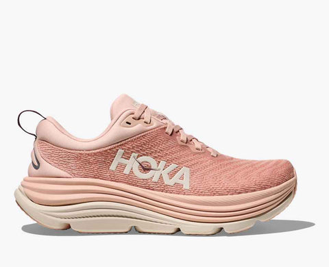 Hoka Men's & Women's Gaviota 5 Stability All Stars Running Shoe in Harbor Mist/Rose Gold, Rose Latte/Cream,  VarsityNavy/White, Black/Black & Black/White