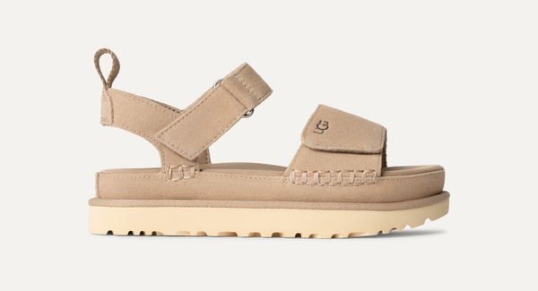 UGG GoldenStar Sandal in Sand & Chestnut