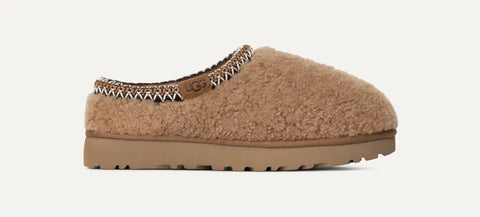 UGG Tasman Maxi Curly Slipper in Chestnut