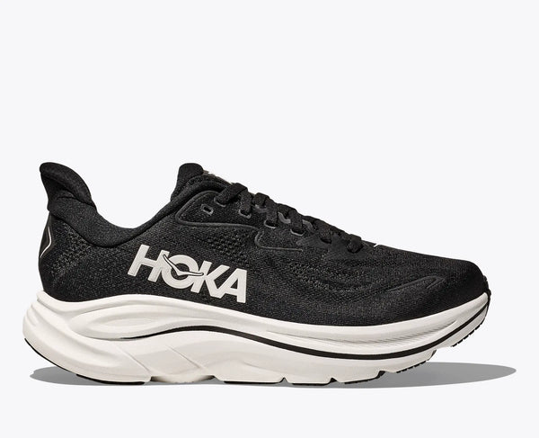 Hoka Men's Clifton 10 in GalacticGrey/Asteroid, Navy/White, Black/White & StellerGrey Available in Wide Widths