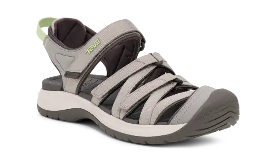 Teva Women's Tirra Sport Closed Toe in Drizzle & Black
