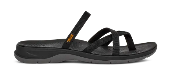 Teva Women's Tirra Traveler Flip Flop Sandal in Tradewinds & Black