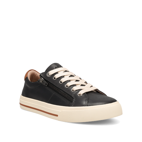 Taos Z Soul Lux Leather Sneaker in Black/Tan