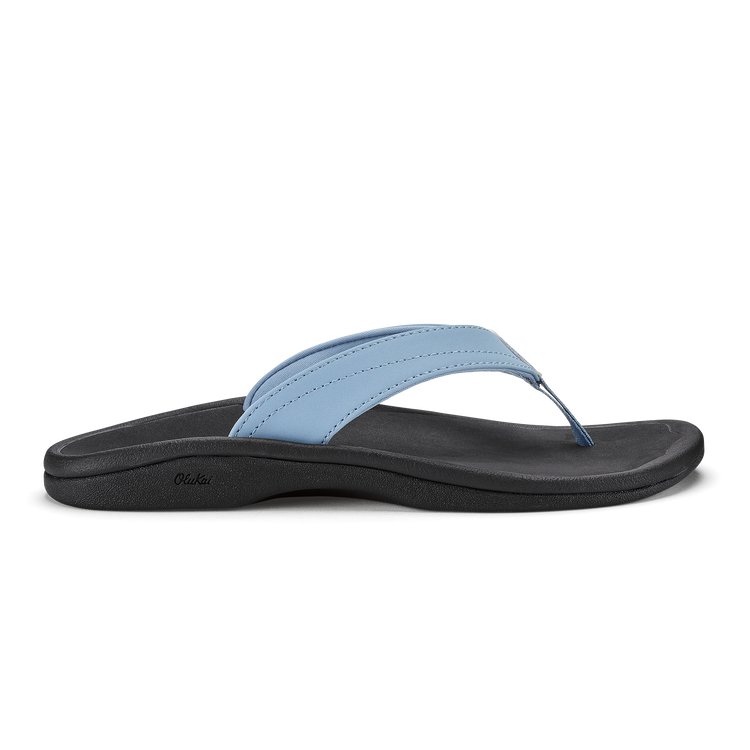 Olukai Ohana Women's Sandal in Ocean Fog & Black