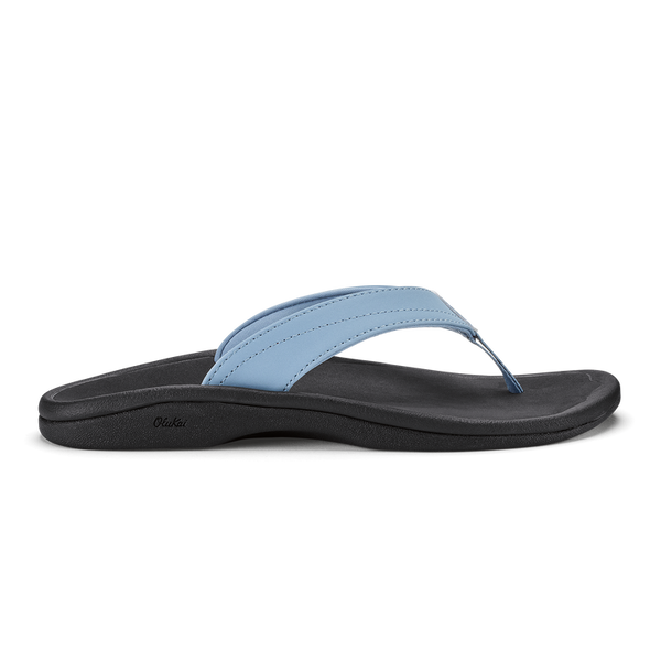Olukai Ohana Women's Sandal in Ocean Fog & Black