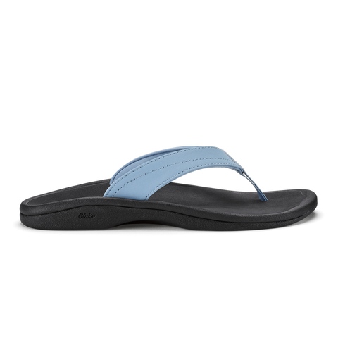 Olukai Ohana Women's Sandal in Ocean Fog & Black