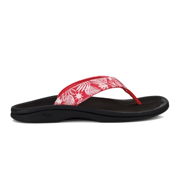 Olukai Ohana Women's Sandal in LavaRock/Pa'i, Toasted Coconut, Lehua Flower/Onyx, White/Hua, Sea Glass & White