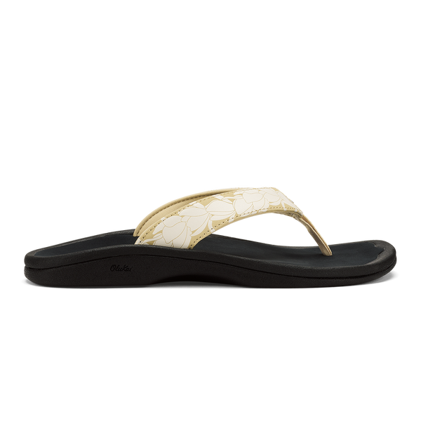 Olukai Ohana Women's Sandal in LavaRock/Pa'i, Toasted Coconut, Lehua Flower/Onyx, White/Hua, Sea Glass & White