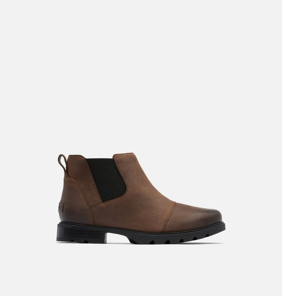 Sorel Emelie III Chelsea Boot in Tobacco & Black