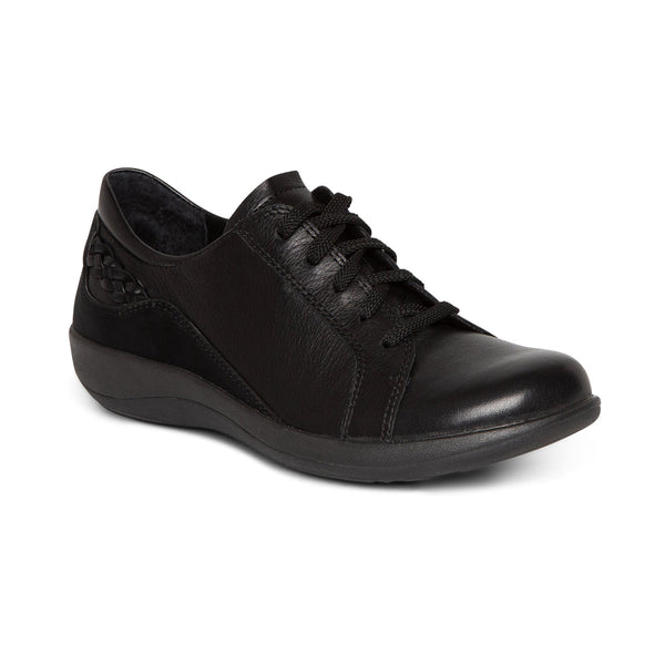Aetrex Dana Oxford in Black, Navy & Warm Grey