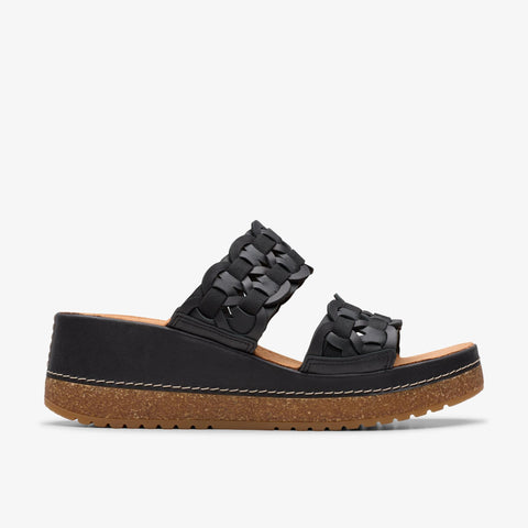 Leren sandalen Arwell Glide zwart Leren sandalen Arwell Glide zwart