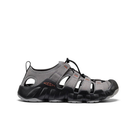 Keen Men's Hyperport H2 Sandal in Steel Grey/Burnt Brick