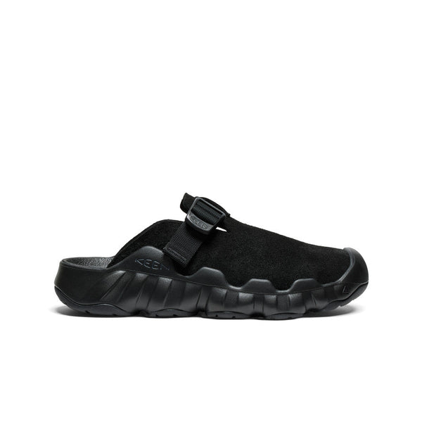 Keen Men's Hyperport Leather Clog in Cornstalk/Taupe & Black
