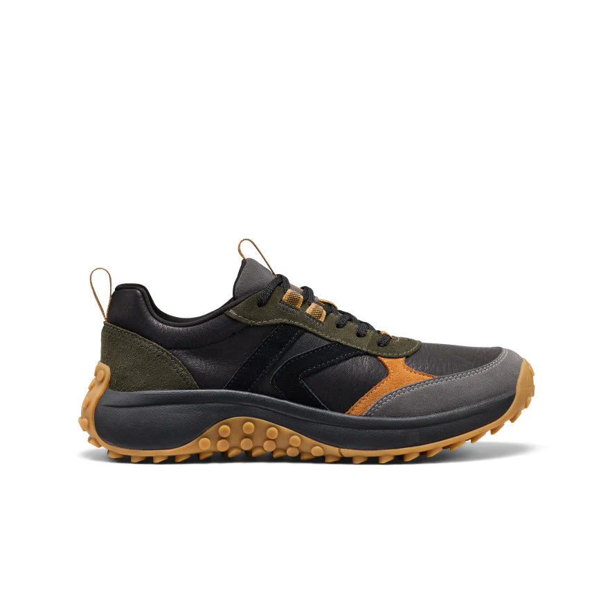 Keen Men's KS86 Leather Sneaker in Forest Night/Keen Maple