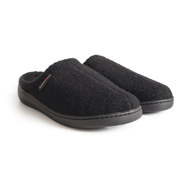 Haflinger AT Slipper in Black & Navy Speckle