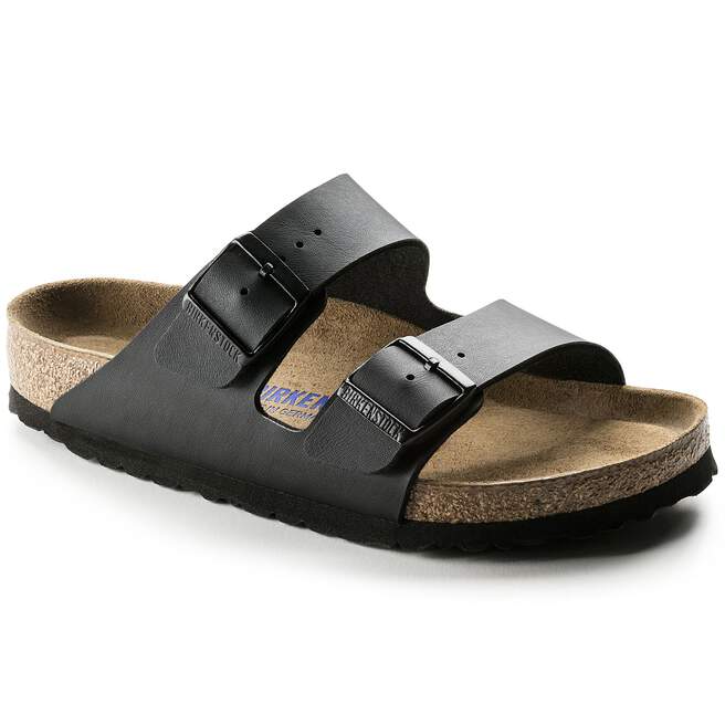 Birkenstock Arizona Soft Footbed Birko-Flor in Black