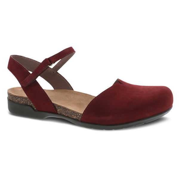 Dansko Rowan in Honey Distressed & Red Milled Nubuck Leather