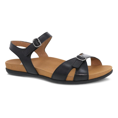 Dansko Judith in Black & Stone Calf