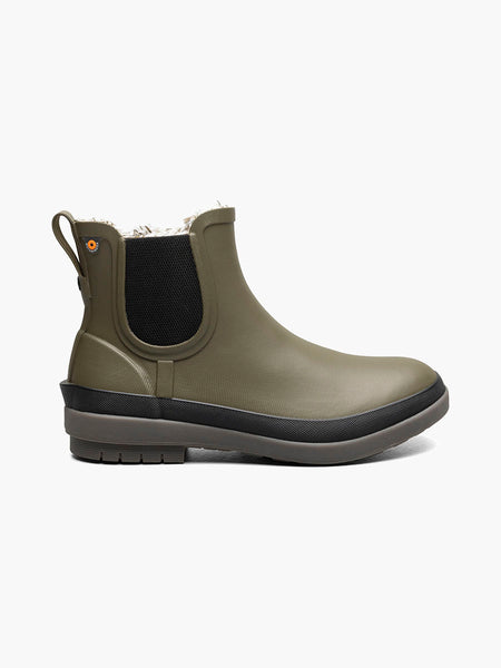 Bogs Amanda Chelsea II Waterproof Boot in Olive, Black & Toffee