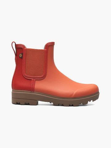 Bogs Holly Chelsea Waterproof Boot in Burnt Orange