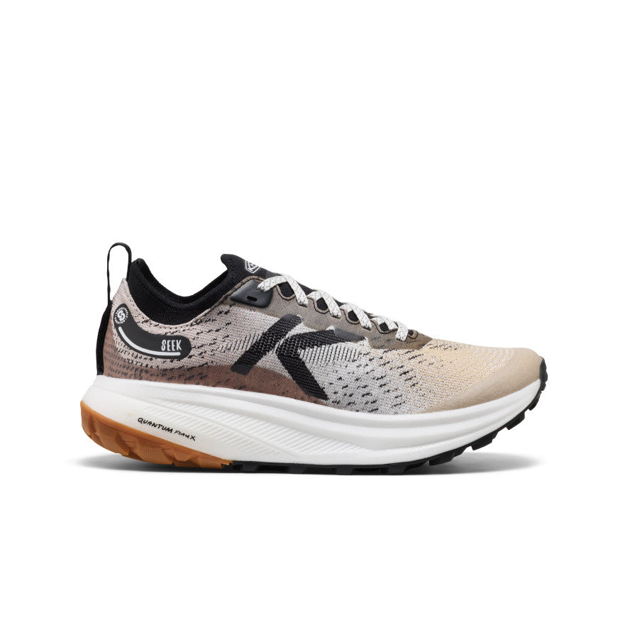 Keen Women's Women's Seek Trail Running Shoe in Safari Black