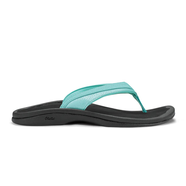 Olukai Ohana Women's Sandal in LavaRock/Pa'i, Lehua Flower/Onyx, White/Hua, Sea Glass & White