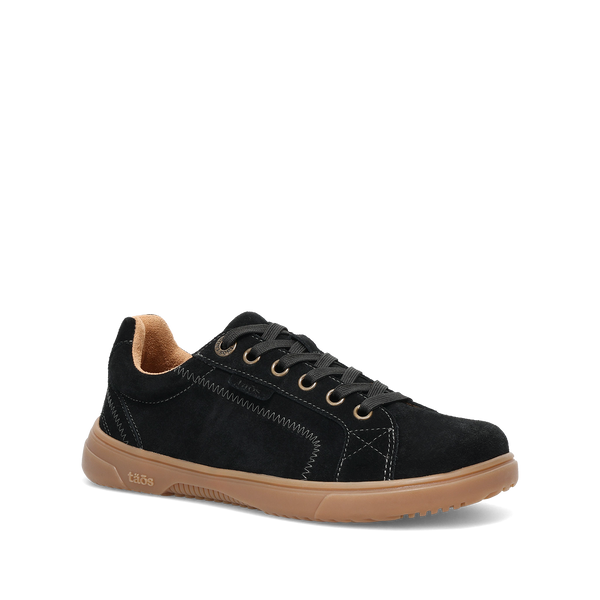 Taos Champ Sneaker in Oat Suede & Black