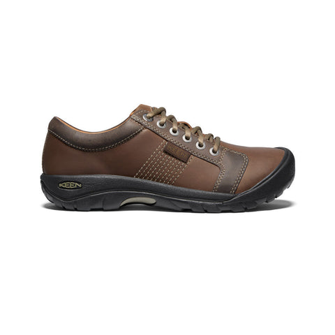 Keen Men's Austin Casual Shoe in Black & Chocolate