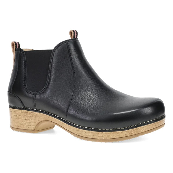 Dansko Becka Boot in Black & Chocolate