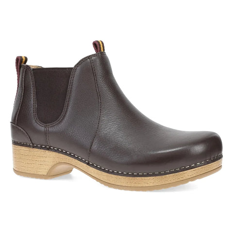 Dansko Becka Boot in Black & Chocolate