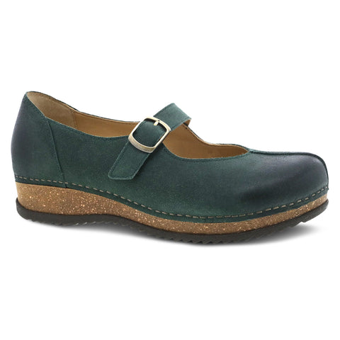 Dansko Mika in Pine & Black Burnished Suede