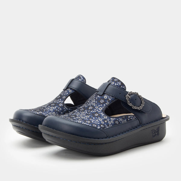 Alegria Classic Clog in Classic Timberloom & Wildflower