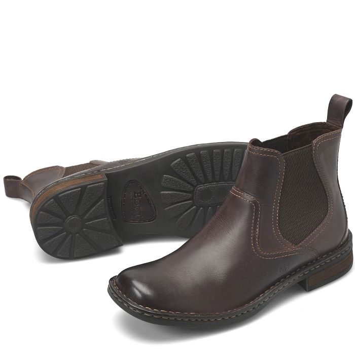 Born Hemlock Boot in Dark Brown Leather