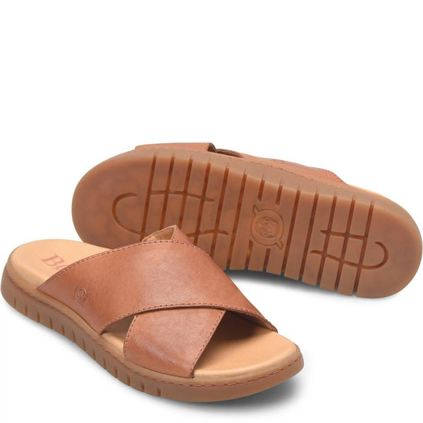 Born Adia Sandal in Sky Blue & Brown