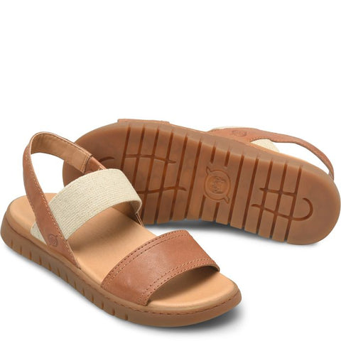 Born Amabel Sandal in Navy & Brown