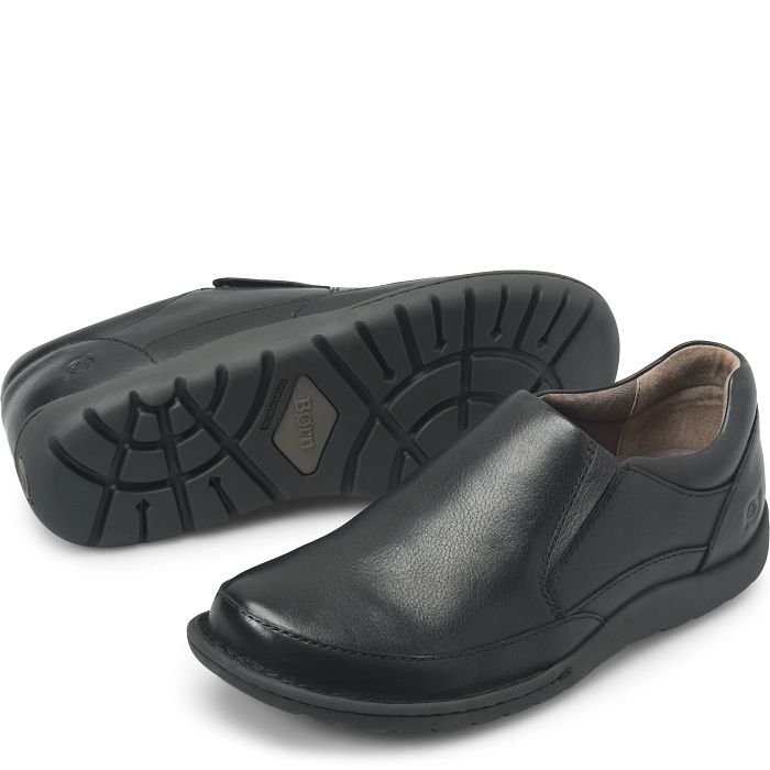 Born Men's Nigel Slip On in Brown & Black – Gimres Shoes