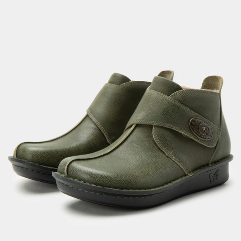 Alegria Caiti Ankle Bootie in Avocado