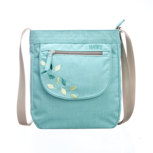 Haiku Jaunt Cross Body Bag in Wild Mint, Black, Rosewood, Rustic Clay, Cherry Blossom & Black in Bloom