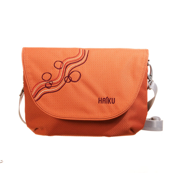 Haiku Bliss Saddle Bag In Rosewood, Stone Gray, Rustic Clay & Black