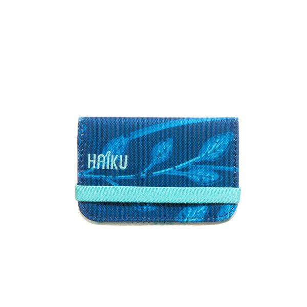 Haiku Trek RFID Mini Wallet 2.0 in Neon Flora, Wild Mint, Stone Gray, Rustic Clay, Rosewood, River Rock Blue & Black