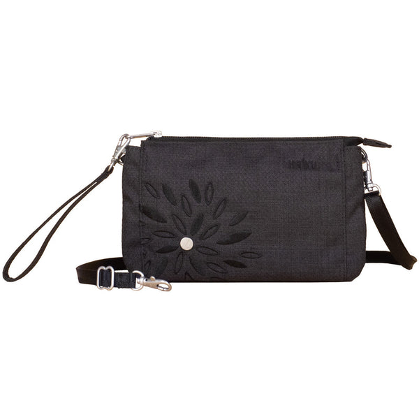 Haiku Stride Wristlet in Wild Mint, Black in Bloom, Rustic Clay, Cherry Blossom & River Rock Blue