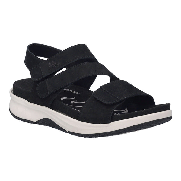 Josef Seibel Estelle 03 in Red & Black Nubuck