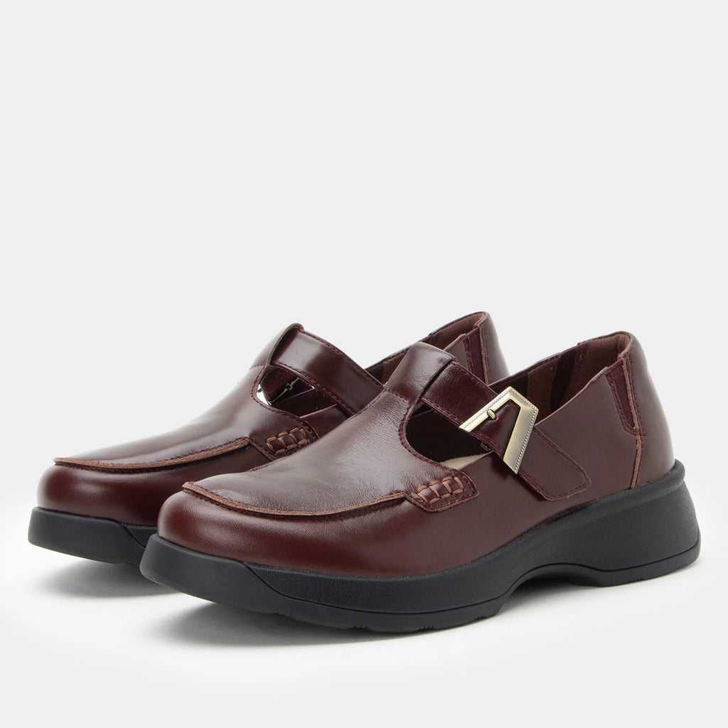 Alegria Jensie Glazed Chocolate Shoe