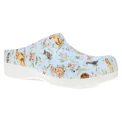 Dansko Kane EVA Clog in Puppies & Vintage Garden