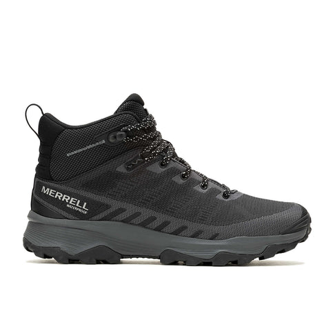 Merrell Men's Speed Eco Mid Waterproof Hiker in Black