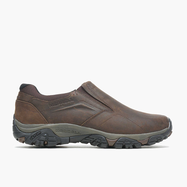 Merrell Men's Moab Adventure Moc in Dark Earth & Black