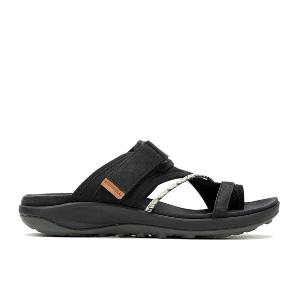 Merrell Terran 4 Post Wrap Sandal in Black