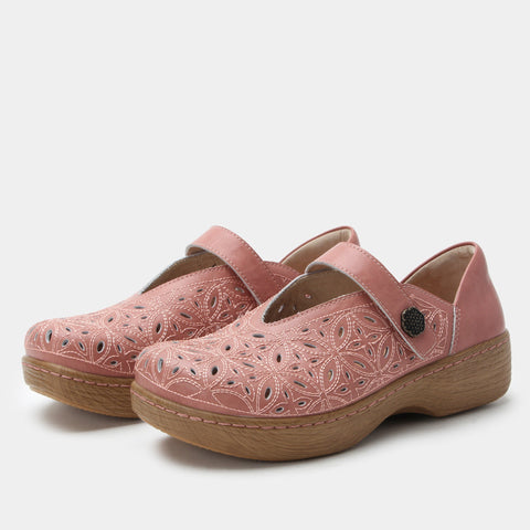 Alegria Opheliah in Dusty Rose, Midnight Plum, Razberry Breeze & Black