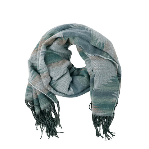 Pistil Mattea Scarf in Teal, Turquoise & Olive